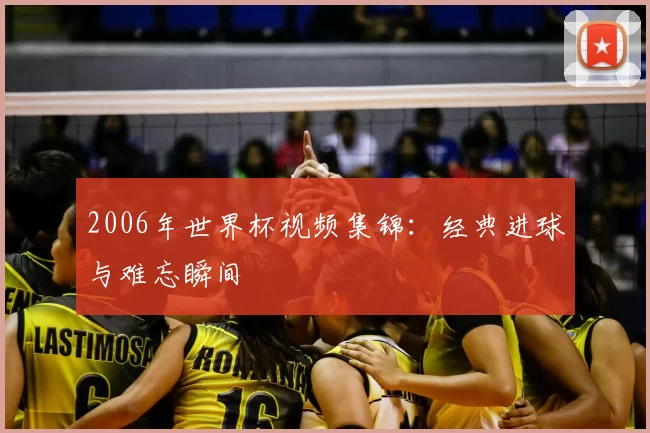2006年世界杯视频集锦：经典进球与难忘瞬间